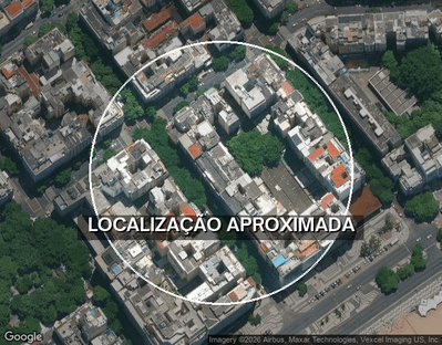 Apartamento 38m² em Copacabana com sala e quarto conjugado