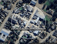 Lote urbano n°21 com área de 658,68m² e prédio de alvenaria