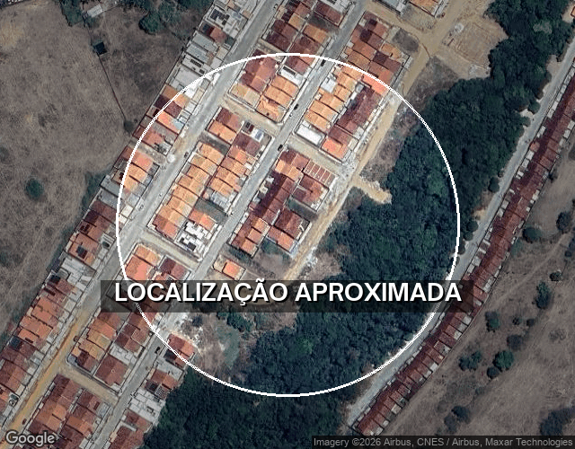 Casa com 174m² de área construída em Penedo/AL