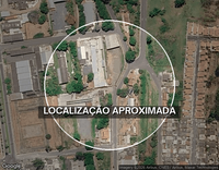Terreno industrial com galpão e escritório em área de 2.435 m²